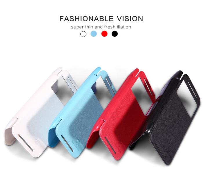 UTGATT4 - Nillkin Fresh Series fodral till HTC One M8 - (Svart)