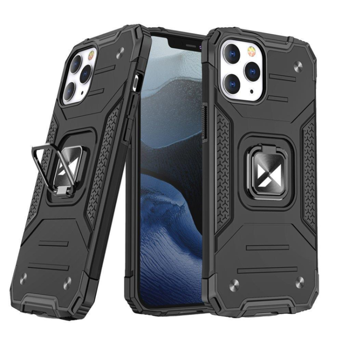 Wozinsky - Wozinsky iPhone 14 Pro Skal Ring Armor - Svart