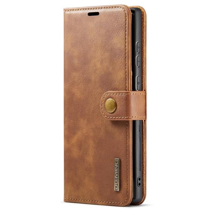 DG.MING - DG.MING 2In1 Detachable Fodral Galaxy S22 Ultra - Brun