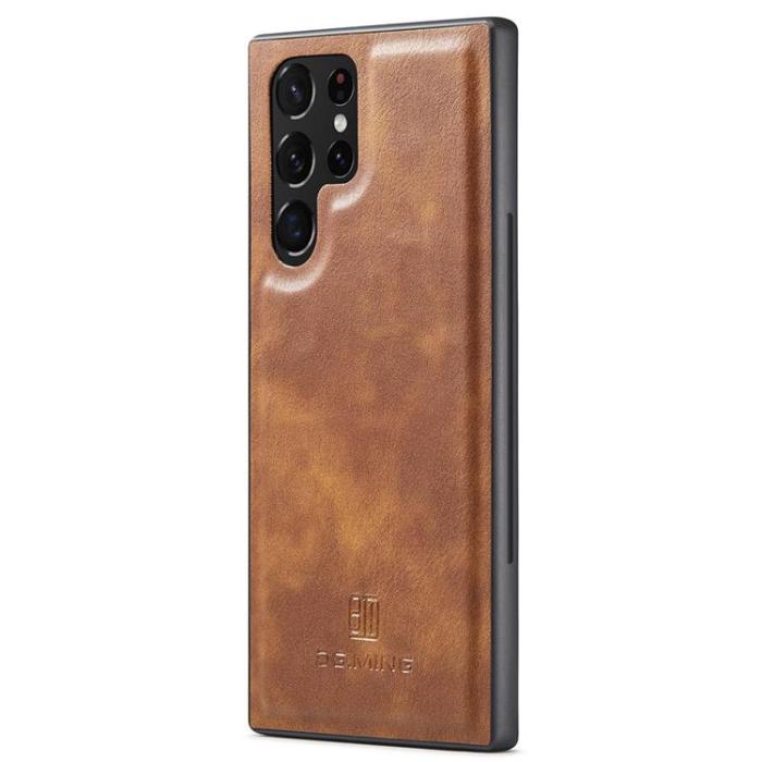 DG.MING - DG.MING 2In1 Detachable Fodral Galaxy S22 Ultra - Brun