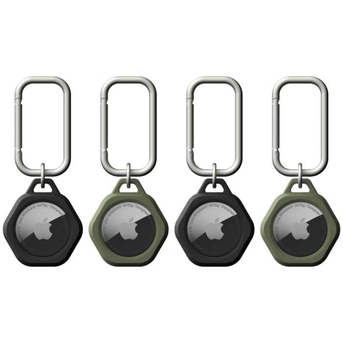 UTGATT1 - UAG - Apple AirTags Scout 4 pack - Black/Olive