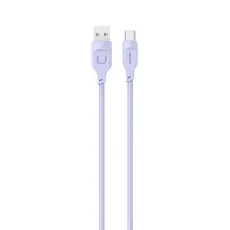 USAMS - USAMS Kabel USB-C 6A 1,2m Display Lithe (US-SJ568) - Lila