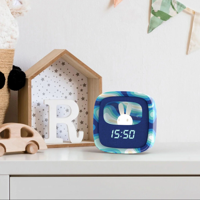 MOB - MOB Väckarklocka med Nattlampa Billy Clock - Blå våg