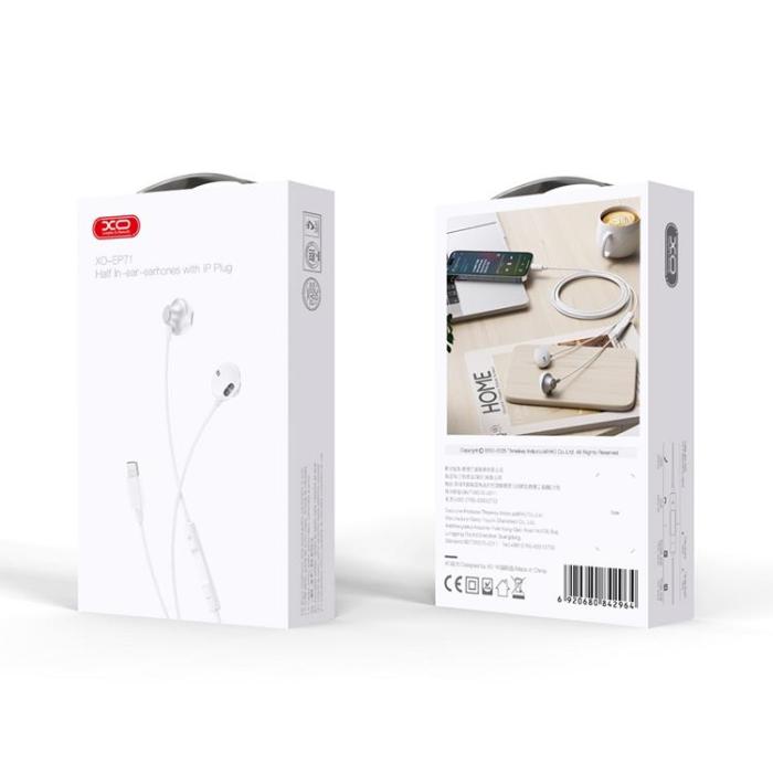 XO - XO In-Ear Trådbundna Hörlurar Lightning EP71 - Vit