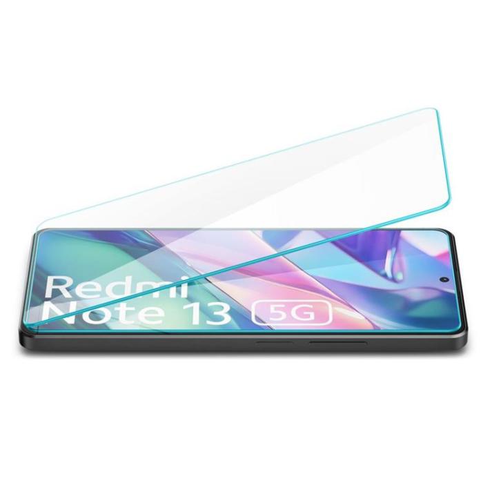 UTGATT - [2-Pack] Spigen Xiaomi Redmi Note 13 5G Härdat Glas Skärmskydd TR Slim