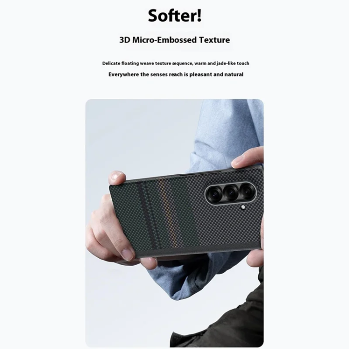 Benks - BENKS Galaxy Z Fold 7 5G Mobilskal Magsafe kevlar Aramid Fiber - Aurora Weave