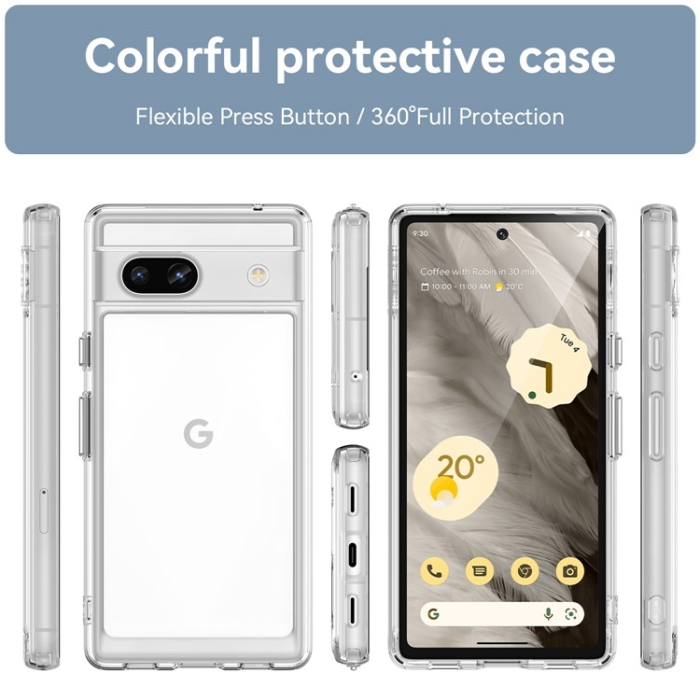 OEM - Google Pixel 7a Mobilskal Acrylic Shockproof TPU - Clear