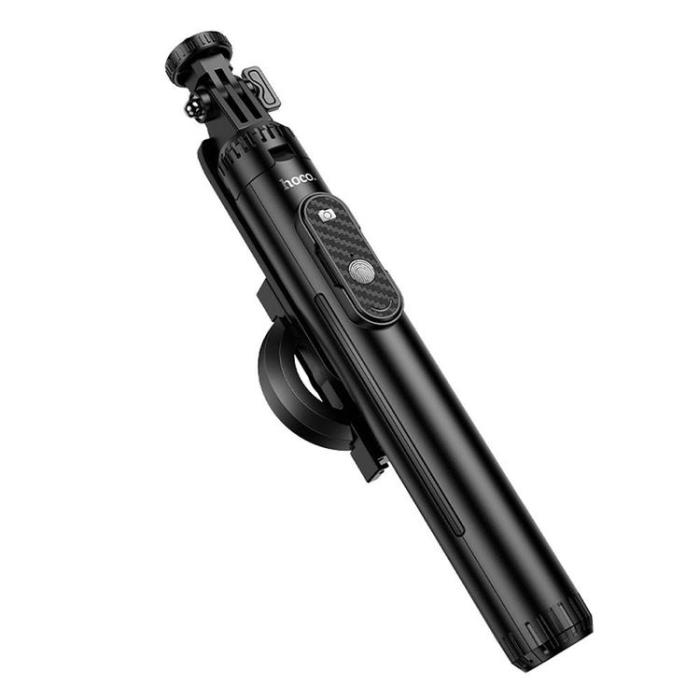 Hoco - Hoco Magnetisk Selfie Stick Bluetooth Tripod med Fjärrkontroll K25 - Svart