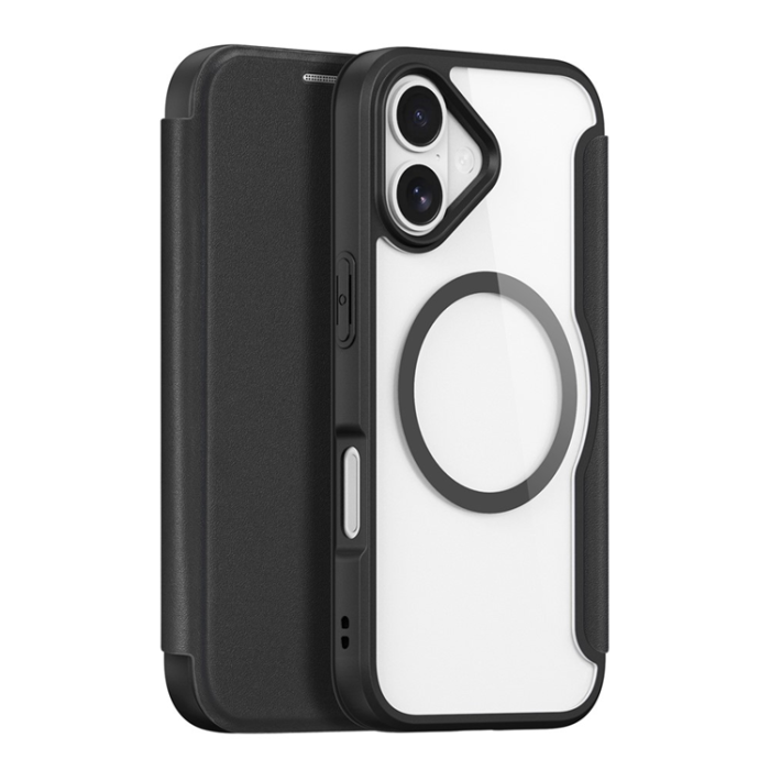 Dux Ducis - Dux Ducis iPhone 17 Plånboksfodral MagSafe Skin X Pro - Svart