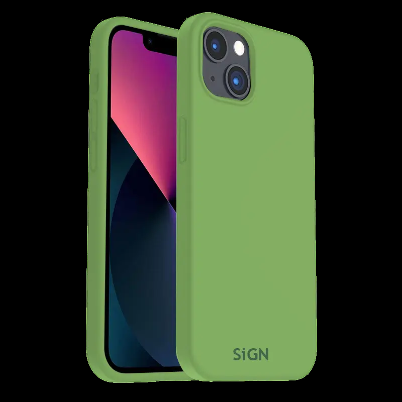SiGN iPhone 14 Plus Skal Liquid Silicone - Jade grön | 2353 | AlltMobil