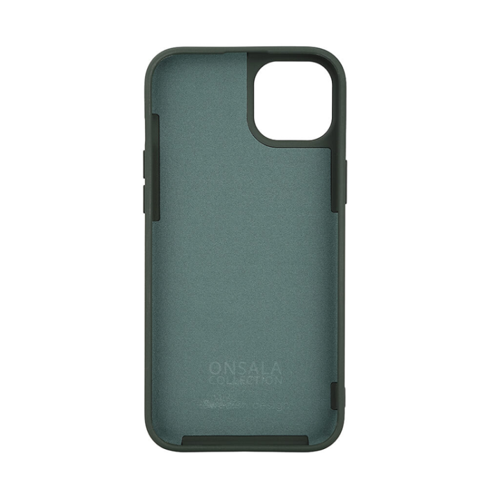 Onsala - Onsala iPhone 15 Mobilskal MagSafe Silikon - Olive Grön