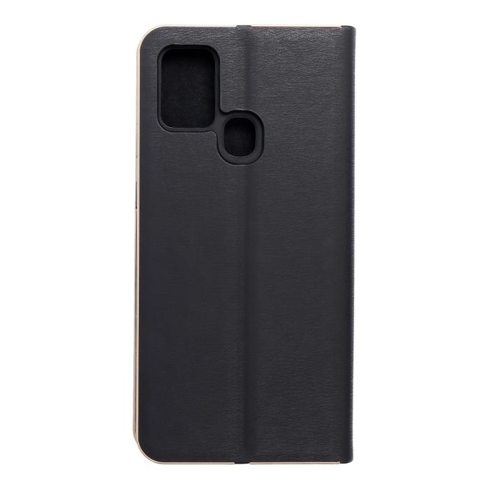 OEM - Forcell LUNA Guld fodral till Samsung Galaxy A21s Svart