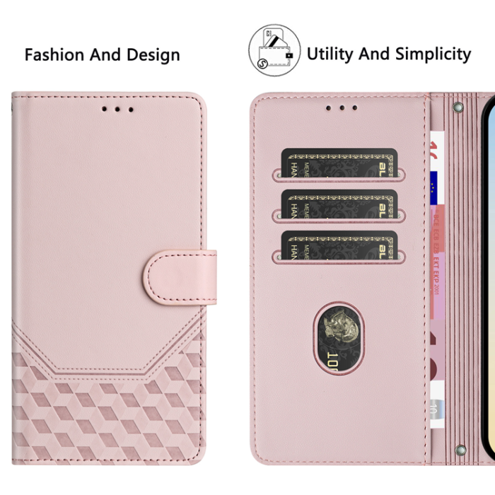 A-One Brand - Nothing Phone (3a) Plånboksfodral Imprinted Honeycomb RFID