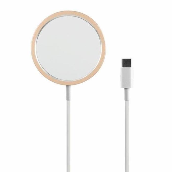Guess - Guess Magsafe Trådlös Laddare 15W - Guld