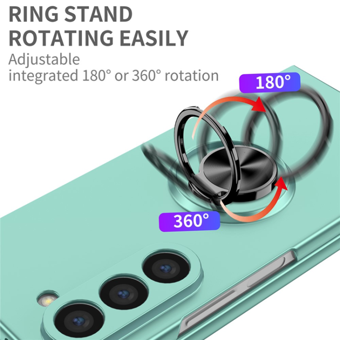 A-One Brand - Galaxy Z Fold7 Mobilskal Rotatable Ring Kickstand