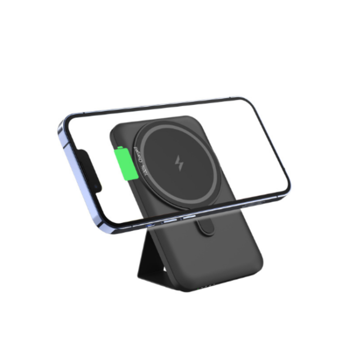 OEM - Magsafe Bracket Magnetic Trådlös Powerbank 10000 mAh - Svart