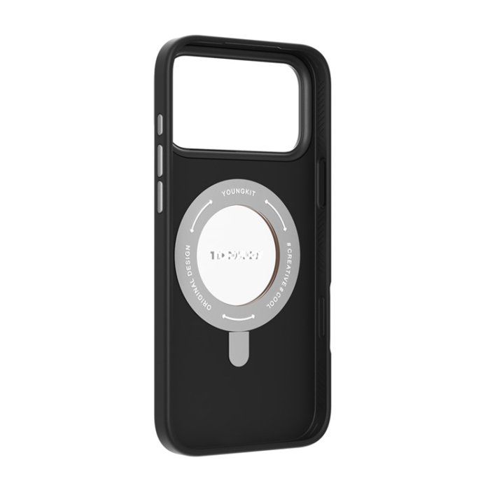YOUNGKIT - YOUNGKIT iPhone 17 Pro Max Mobilskal Rotating Kickstand - Brun