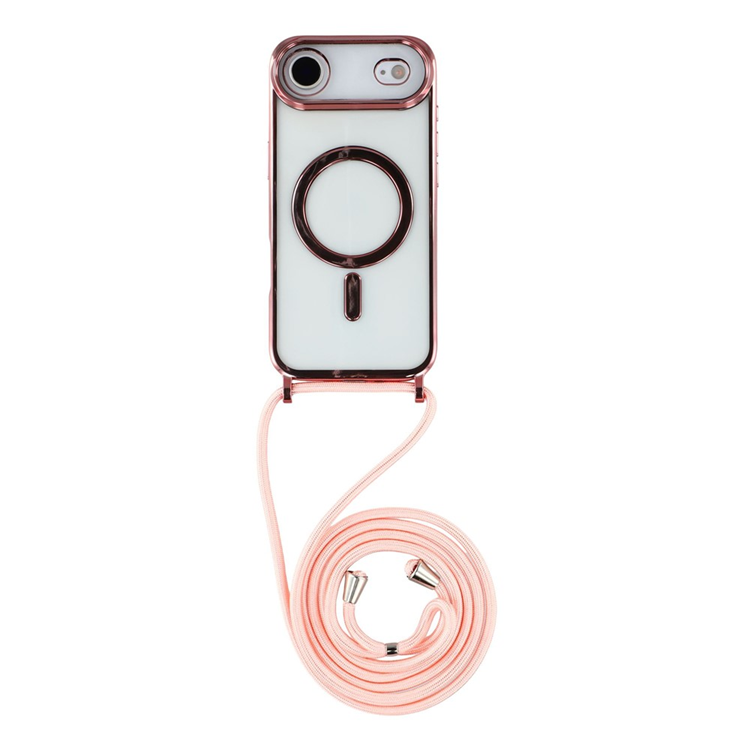iPhone Air Mobilskal MagSafe Electroplating Edge TPU - Rosa | 2353 | AlltMobil