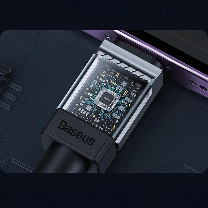 BASEUS - Baseus USB-C till lightning kabel 20W 2m CoolPlay - Svart