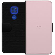 iSecrets - Pl&aring;nboksfodral till Motorola Moto G9 Play med Litet Hj&auml;rta