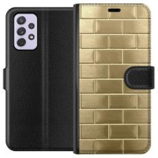 iSecrets - Pl&aring;nboksfodral till Samsung Galaxy A52s 5G med Gyllene Murstenar