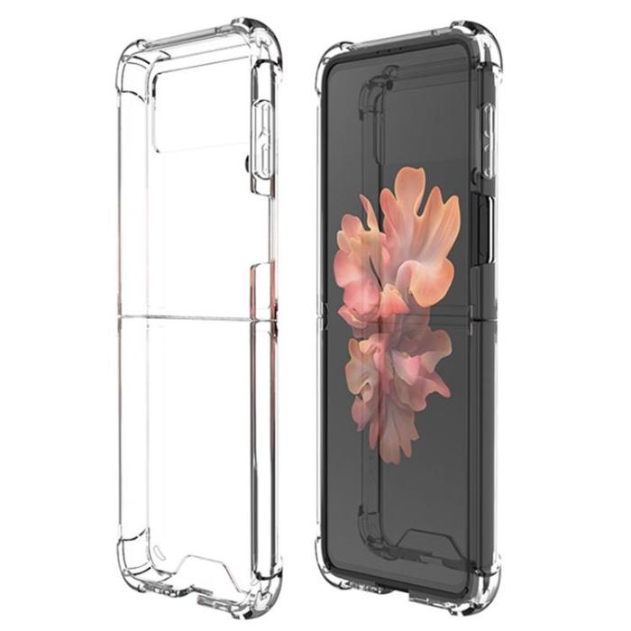 A-One Brand - Galaxy Z Flip 4 Skal ShockProof TPU - Transparent