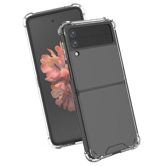 A-One Brand - Galaxy Z Flip 4 Skal ShockProof TPU - Transparent