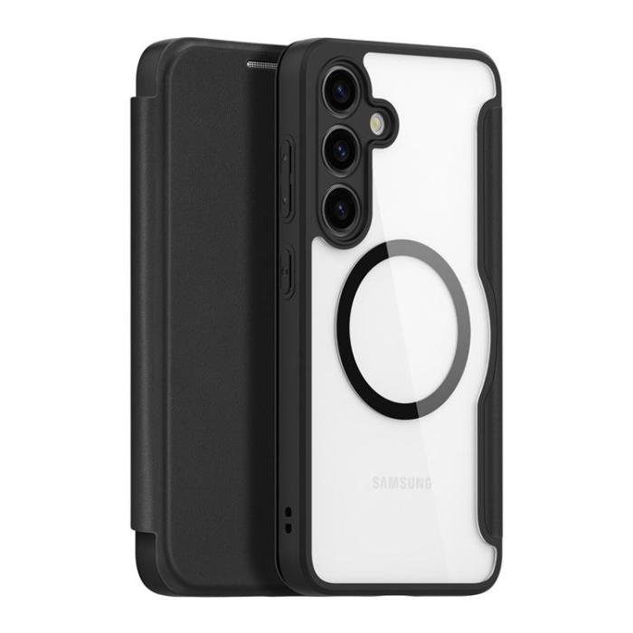 Dux Ducis - Dux Ducis Galaxy S24 Plus Plånboksfodral Magsfae Skin X Pro - Svart