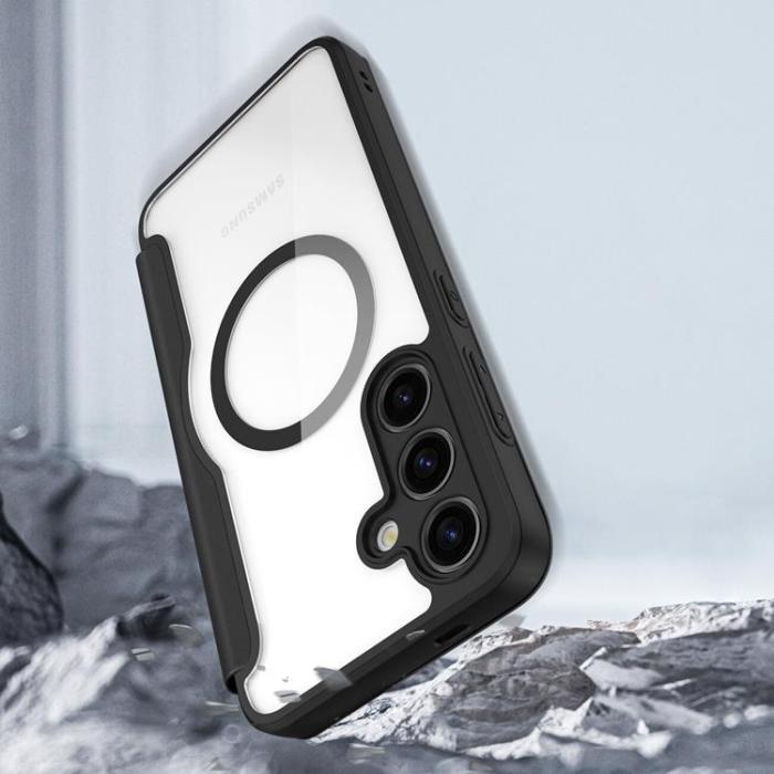 Dux Ducis - Dux Ducis Galaxy S24 Plus Plånboksfodral Magsfae Skin X Pro - Svart