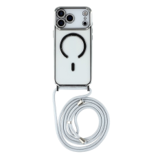 A-One Brand - iPhone 17 Pro Mobilskal MagSafe Electroplating Edge TPU - Silver