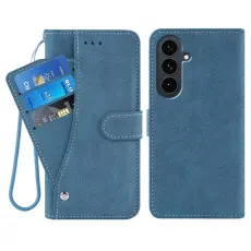 OEM - Samsung Galaxy S26 Pl&aring;nboksfodral Retro Konstl&auml;der - Bl&aring;