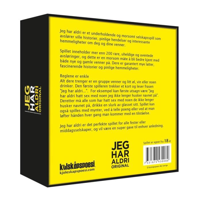 KYLSKPOESI - KYLSKPOESI Spel Jeg har Aldri (NO)