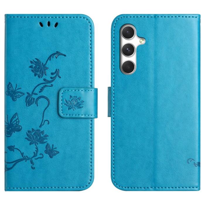OEM - Plånboksfodral för Samsung Galaxy S26 Konstläder Ställ - Blå