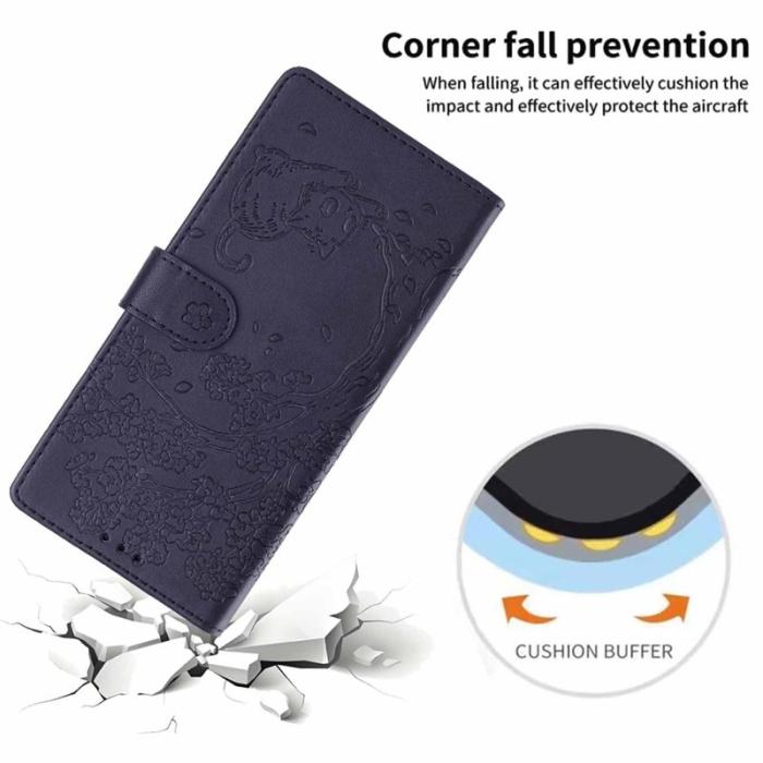 OEM - Plånboksfodral för Samsung Galaxy S26 Konstläder Ställ - Blå