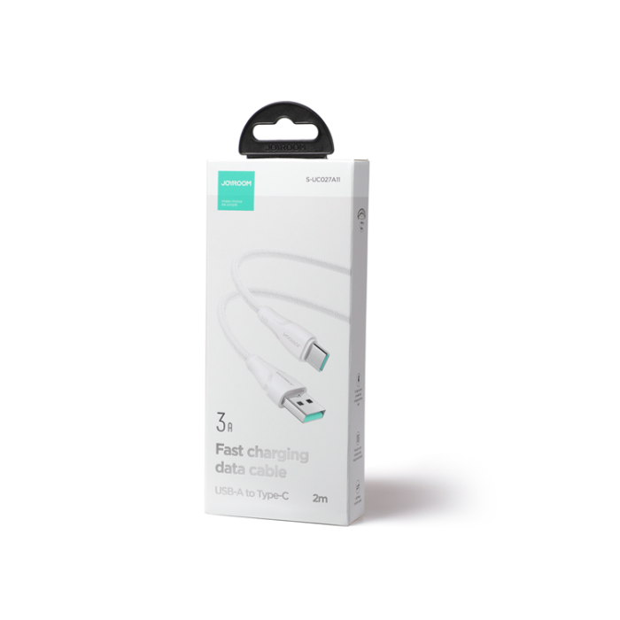 Joyroom - Joyroom Surpass USB-C till USB-A kabel 2m - Vit