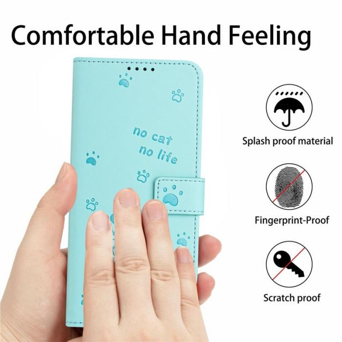 OEM - Plånboksfodral för Samsung Galaxy S26 Konstläder med rem - Grön