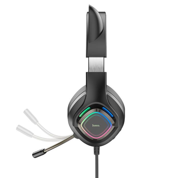 Hoco - HOCO Gaming hörlurar Söt Katt Luminous W107 phantom
