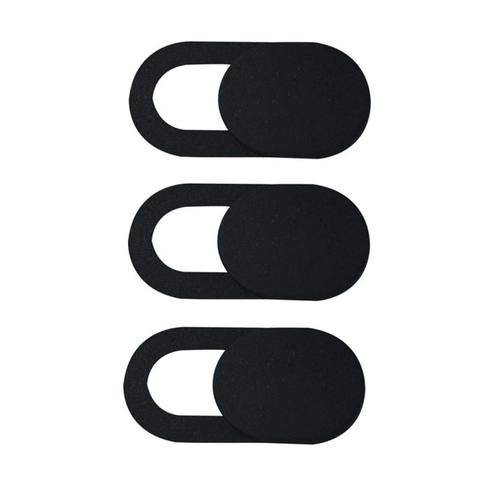 OEM - Spyslide Kameralinsskydd - säkra din webkamera - 3 Pack - Svart