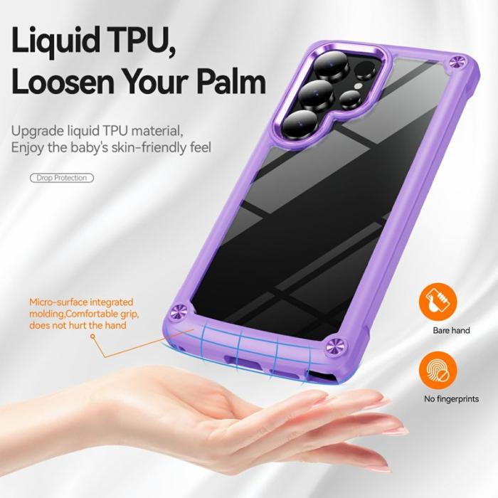 OEM - Mobilskal för Samsung Galaxy S26 Ultra Stöttålig PC + TPU - Lila