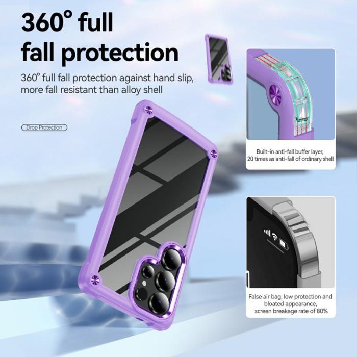 OEM - Mobilskal för Samsung Galaxy S26 Ultra Stöttålig PC + TPU - Lila