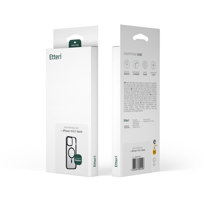 OEM - Galaxy A55 5G Mobilskal MagSafe Etteri Matt - Svart