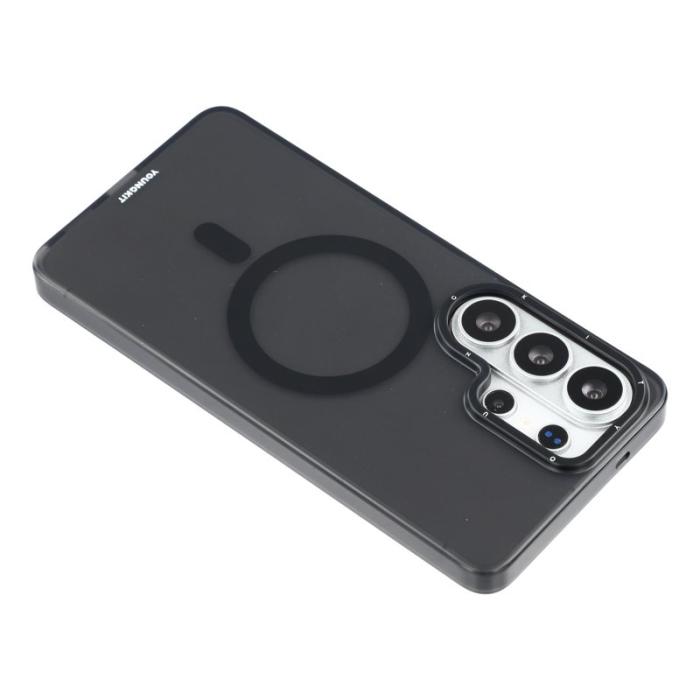 YOUNGKIT - YOUNGKIT Mobilskal för Samsung Galaxy S26 Ultra Magnetiskt PET TPU Svart