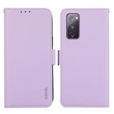ABEEL - ABEEL Samsung Galaxy S20 FE Pl&aring;nboksfodral Konstl&auml;der RFID-Skydd Lila
