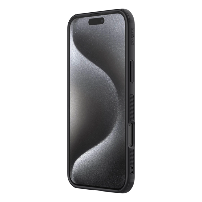 Nillkin - Nillkin Mobilskal till iPhone 16 Pro Max Magnetic Super Frosted Shield Pro Svart