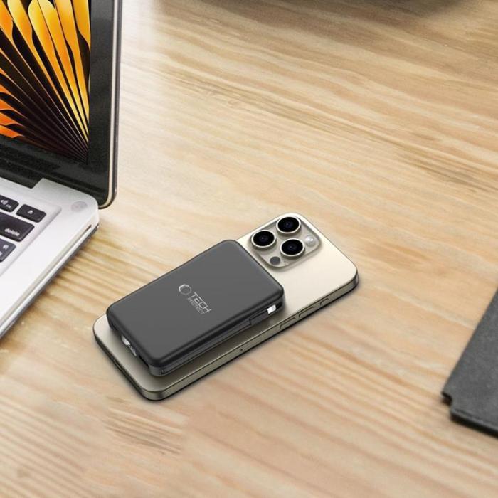Tech-Protect - Tech-Protect Magsafe Powerbank 10000mAh PB31 LifeMag - Svart