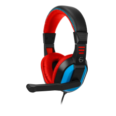EGOGEAR - EGOGEAR Headset Trådat 3.5mm för NSW SHS10 - Röd/Blå