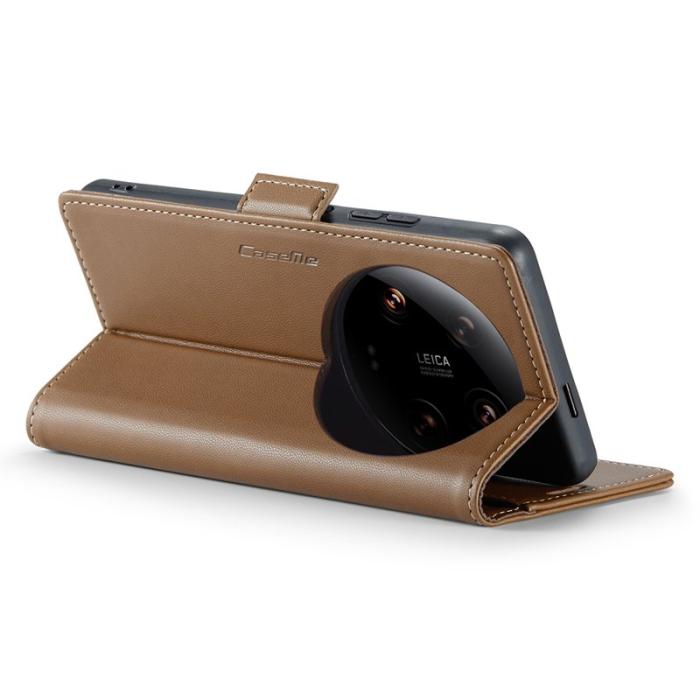 Caseme - CASEME 023 Series Mobilskal till Xiaomi 14 Ultra RFID-Skydd Brun