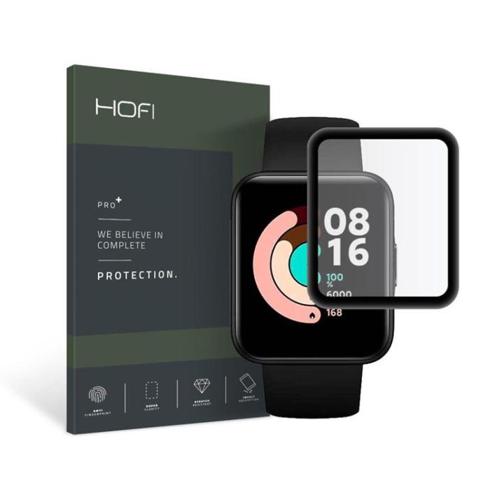 UTGATT1 - Hofi Pro Plus Härdat glas Xiaomi Redmi Watch 2 Lite - Svart