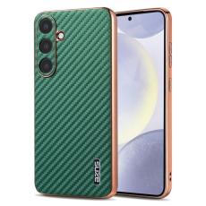 AZNS - AZNS Samsung Galaxy S25+ Fodral Electroplating PU+TPU - Gr&ouml;n