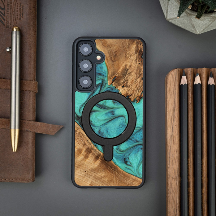 Bewood - Bewood Galaxy S24 Plus Mobilskal MagSafe Unique Turquoise